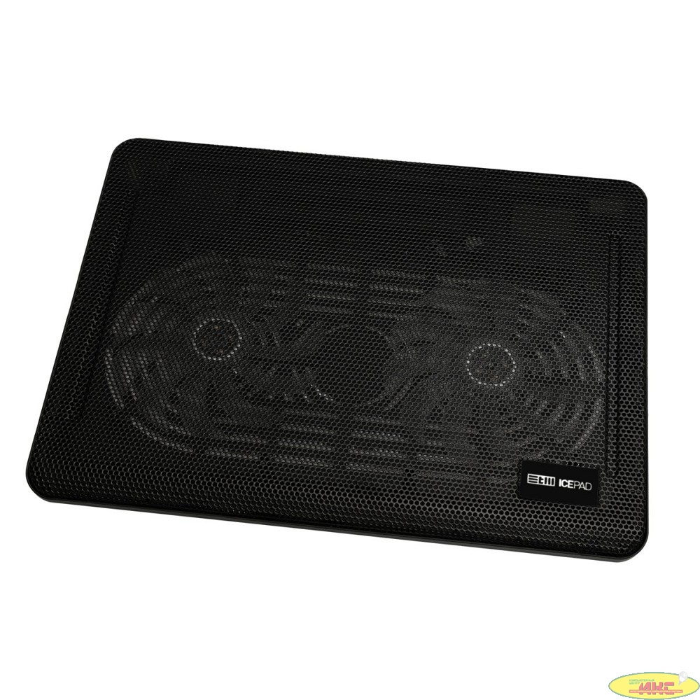 STM IP23 Laptop Cooling (17,3"", 2x(125x125), plastic+metal mesh) Black 
