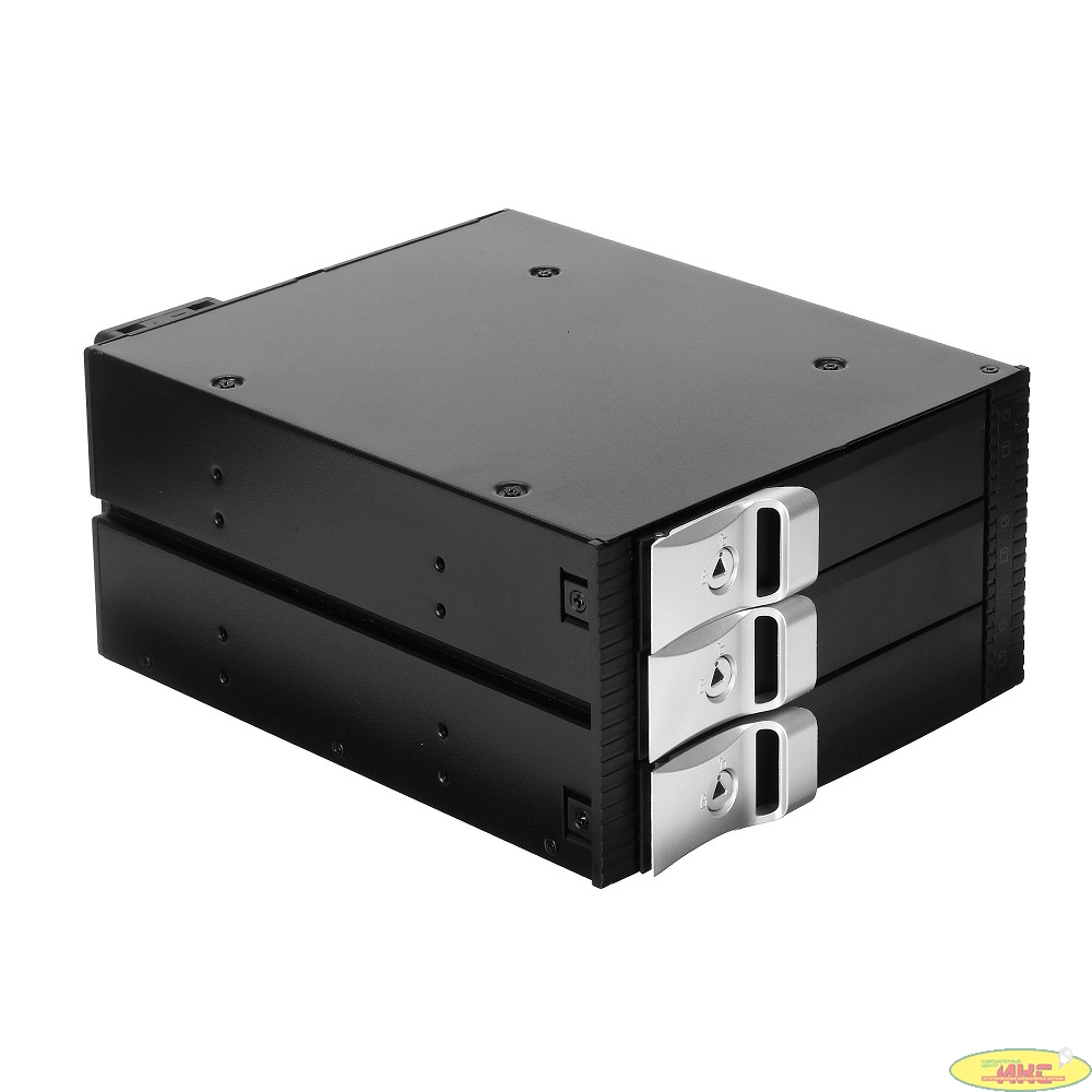 EXEGATE EX264639RUS Корзина для HDD Exegate HS335-01 (универсальная, на 3*3,5" SATA/SAS HDD, занимает 2*5,25" отсека)