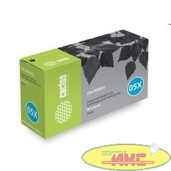 CACTUS CE505X Картридж (CS-CE505XS) для LaserJet P2055, черный, 6500 стр.