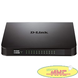 D-Link DES-1024A/E1B Неуправляемый коммутатор с 24 портами 10/100Base-TX и функцией энергосбережения