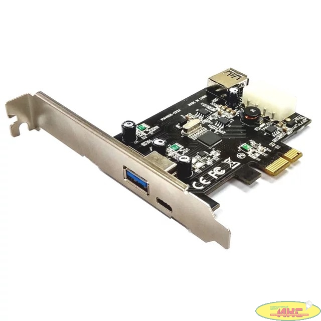 Controller ST-Lab, PCI-E x1, U-1330, 1+1 ext (USB3.1(A)/USB3.1(C) + 1int (USB3.1) ,+LP bracket)  Ret