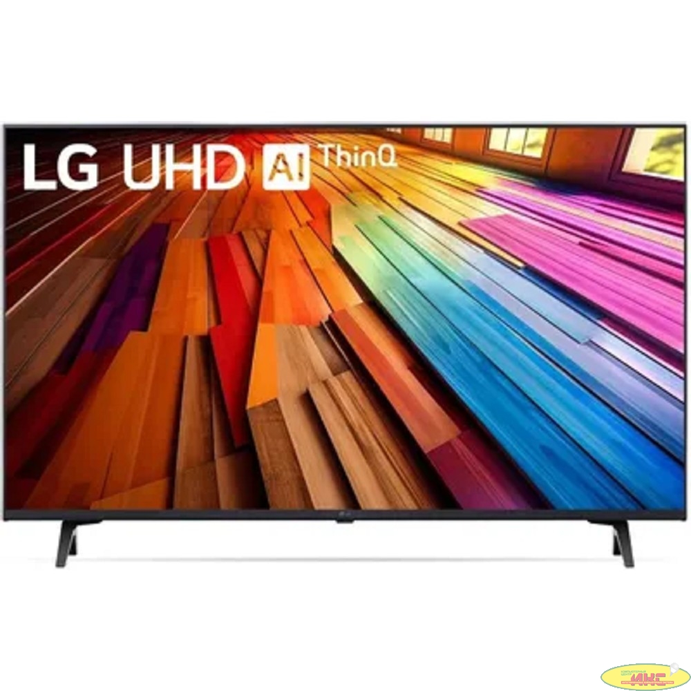 LG 75" 75UT80006LA.ARUB черный 4K Ultra HD 60Hz DVB-T DVB-T2 DVB-C DVB-S DVB-S2 USB WiFi Smart TV