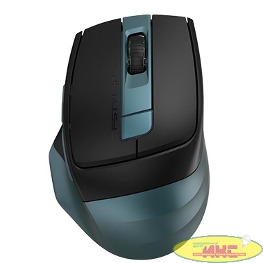 Мышь A4Tech Fstyler FB35C зеленый/черный оптическая (2400dpi) беспроводная BT/Radio USB (6but) (1583839)