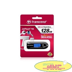 Transcend USB Drive 128Gb JetFlash 790 TS128GJF790K {USB 3.0}