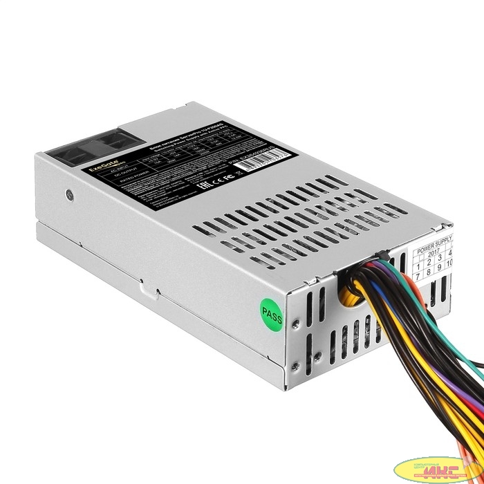 Exegate EX292219RUS Серверный БП 450W ExeGate ServerPRO-1U-F450AS (Flex ATX, APFC, КПД 80% (80 PLUS), 4cm fan, 24pin, 4pin, 3xSATA, 2xIDE)