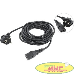 VCOM CE021-CU0.5-5M Кабель компьютер-розетка 220V (EURO) <VDE> 3G*0,5mm2 VCOM {CE021-CU} 5м