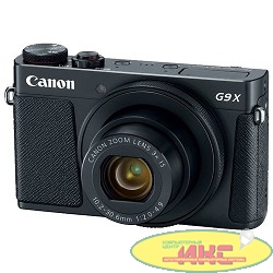 Canon PowerShot G9 X Mark II черный {20.9Mpix Zoom3x 3" 1080p SDXC CMOS IS opt 5minF TouLCD 6fr/s RAW 60fr/s HDMI/WiFi/NB-13L} [1717C002]