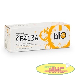 Bion CE413A Картридж для HP CLJ Pro300/Color M351/Pro400 Color/M451,  Magenta, 2600 стр.   [Бион]
