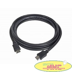 Кабель HDMI Gembird, 7.5м, v1.4, 19M/19M, черный, поз.разъемы, экран, пакет [CC-HDMI-4-7.5M]