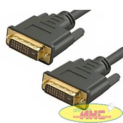 5bites APC-096-020 Кабель  DVI M / DVI M (24+1) double link, зол.разъемы, ферр.кольца, 2м.