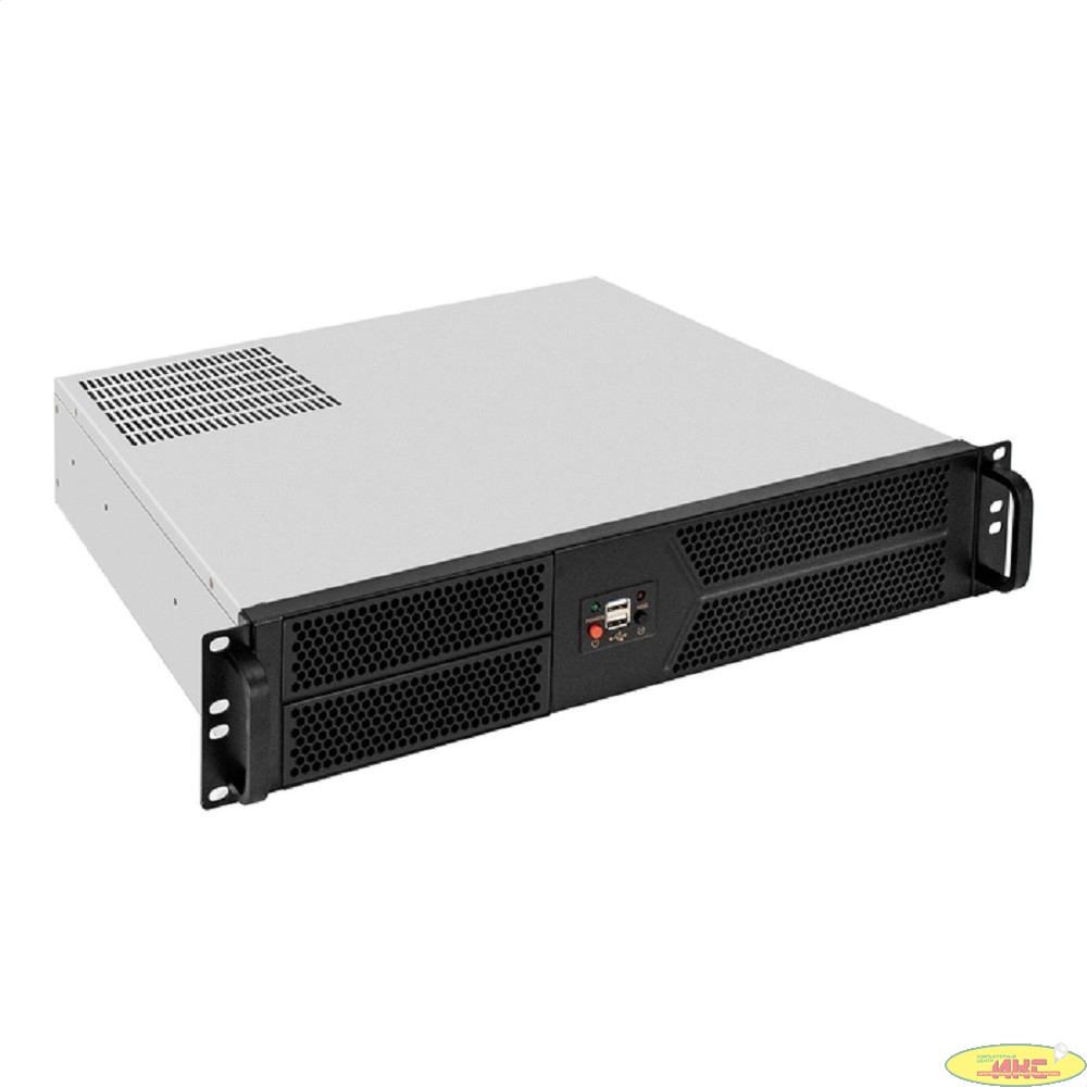 Exegate EX298539RUS Серверный корпус ExeGate Pro 2U400-04 <RM 19", высота 2U, глубина 400, БП 700RADS, 2*USB>