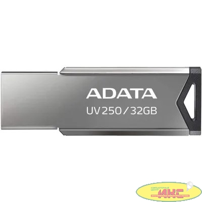 Флеш Диск A-Data 32Gb UV250 AUV250-32G-RBK USB2.0 серебристый