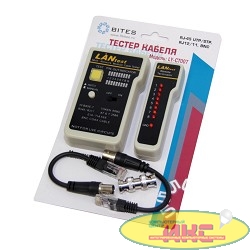 5bites LY-CT007 Тестер кабеля  для UTP/STP RJ45, BNC, RJ11/12