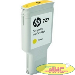 HP F9J78A Картридж HP №727, Yellow {DJ T920/T1500/2500/930/1530/2530 (300ml)}
