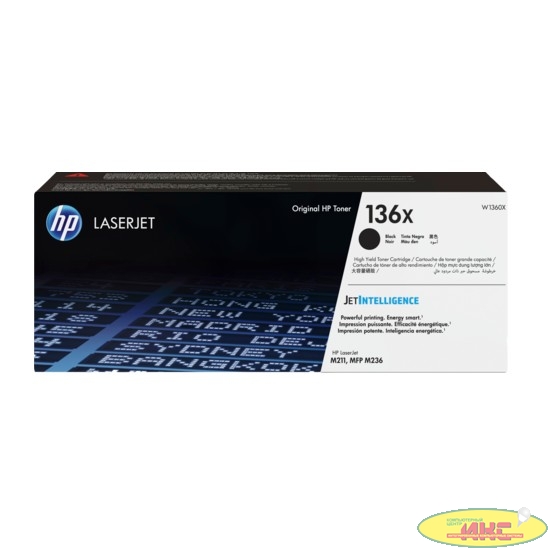 HP 136X Black Original LaserJet Toner Cartridge