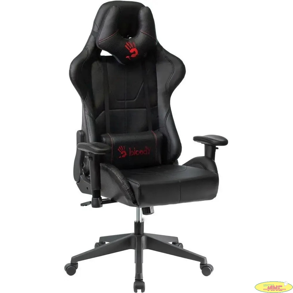 Кресло игровое A4Tech Bloody GC-500 черный эко.кожа крестов. (1361674)