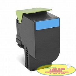 Lexmark 80C8HC0 Тонер-картридж, Cyan {CX410/CX510, LRP (3K)}