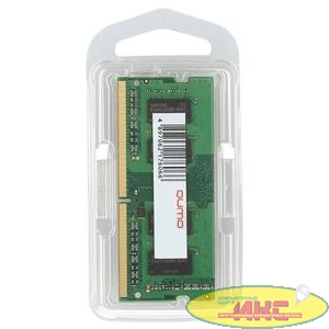 QUMO DDR4 SODIMM 8GB QUM4S-8G3200P22 PC4-25600, 3200MHz OEM/RTL