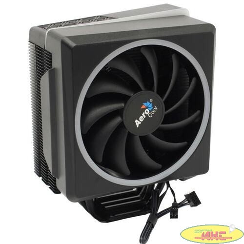 Вентилятор для процессора Aerocool CYLON 4 для Soc-FM2+/AM2+/AM3+/AM4/1150/1151/1155/4-pin PWM Al 145W RGB (CYLON 4)