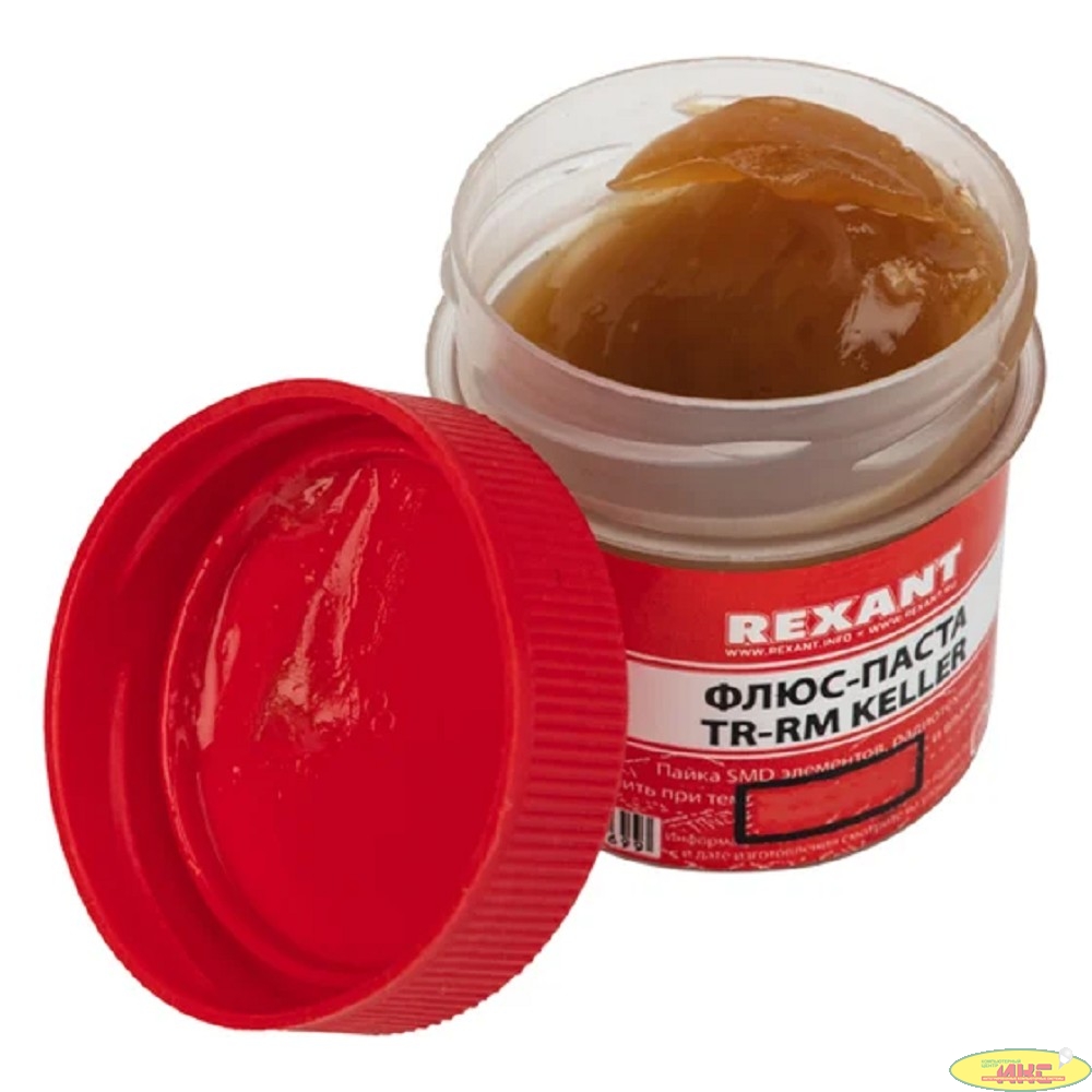 Rexant (09-3690) Флюс для пайки, паста TR-RM KELLER, 20мл, банка