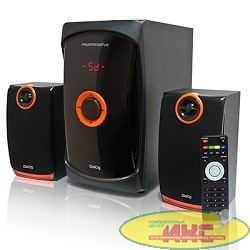 Dialog Progressive AP-200 BLACK { 2.1, 30W+2*15W RMS, USB+SD reader }