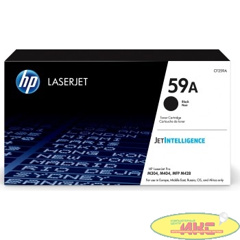 HP CF259A Картридж HP 59A {LJ M304/M404/MFP M428} (3000 стр)