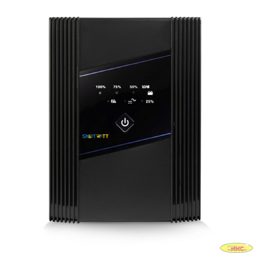 SMARTWATT UPS UNI 850 {линейно-интерактивный, 850/500 ВА/Вт, напольный, LED индикация, Shuko CEE7/4 - 2 шт}