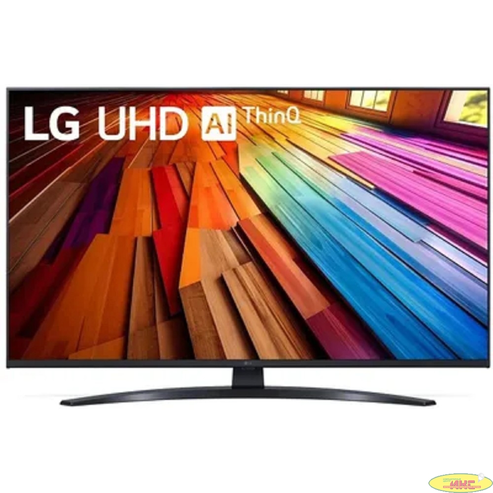 LG 43" 43UT81006LA.ARUB черный {Ultra HD 60Hz DVB-T DVB-T2 DVB-C DVB-S2 USB WiFi Smart TV}