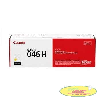 Canon Cartridge 046HY  1251C002 Тонер-картридж жёлтый для Canon MF735Cx, 734Cdw, 732Cdw (5000 стр.)