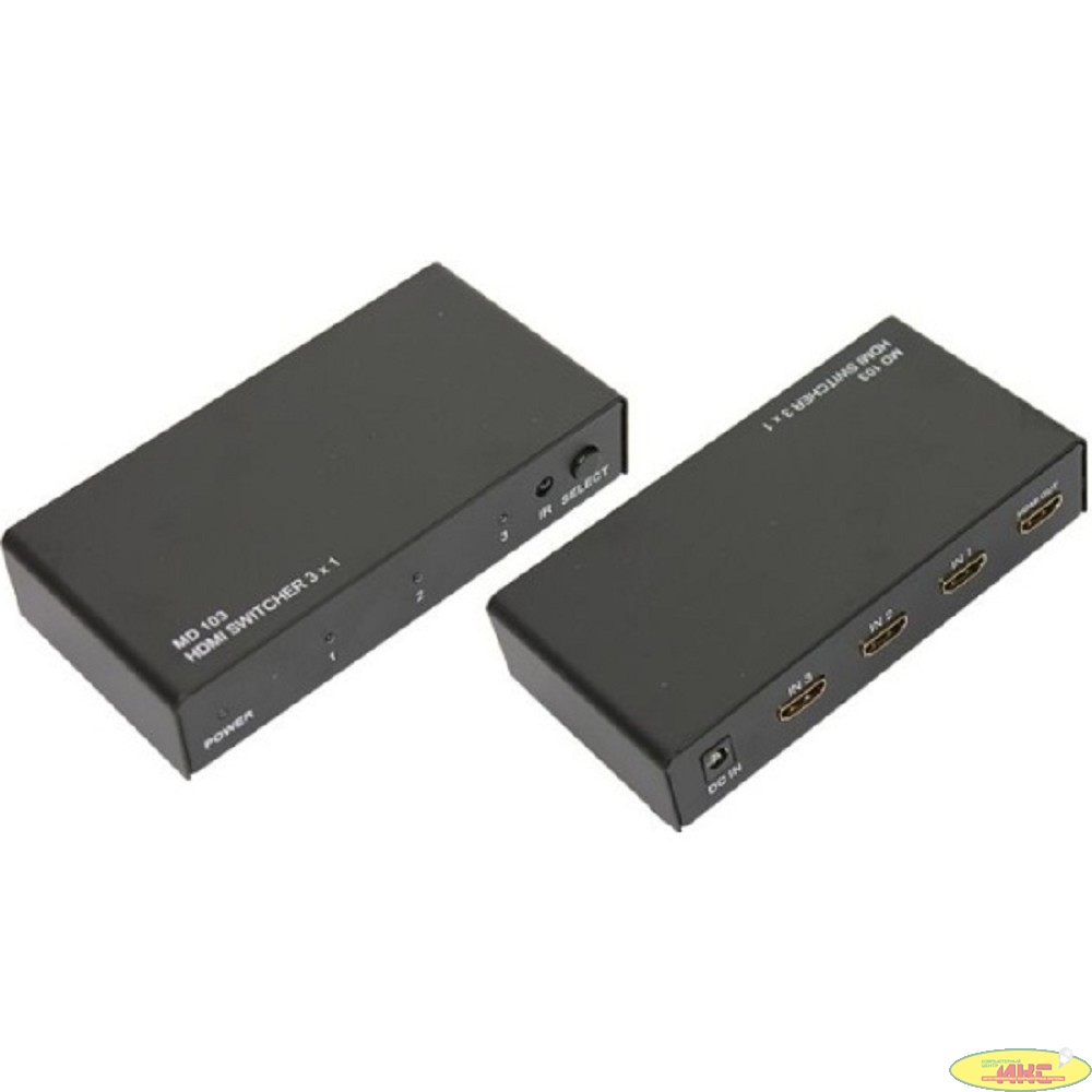 Rexant (17-6911) Переключатель HDMI 3 х 1, металл 