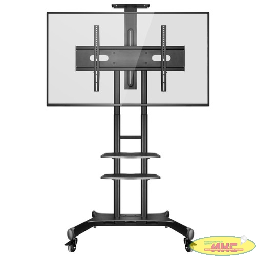 ONKRON TS1881 черный 2 полки для AV в комплкте Для телевизоров диагональю 55"-80" Максимальная нагрузка: 90,9 кг VESA: 200x200, 200x300, 200x400, 300x100, 300x200, 300x300, 300x400, 400x200, 400x300,