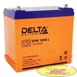Delta DTM 1255 L (55 А\ч, 12В) свинцово- кислотный аккумулятор  