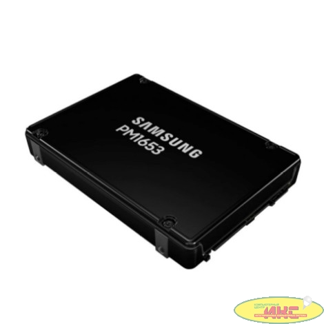 Твердотельный накопитель/ Samsung SSD PM1653, 15360GB, 2.5" 15mm, SAS 24Gb/s, 3D TLC, R/W 4200/up 3800MB/s, IOPs 800 000/140 000, TBW 28032, DWPD 1 (12 мес.)