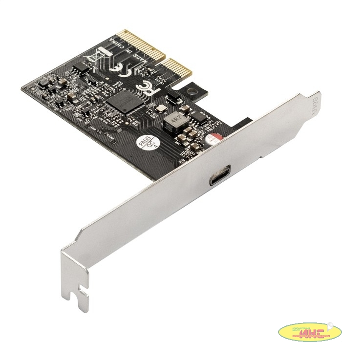 Exegate EX293839RUS Контроллер  EXE-321 (PCI-E x4 v3.0, 20Gbps (USB3.2 GEN2x2) Type-C ext., ASMedia Chipset ASM3242)