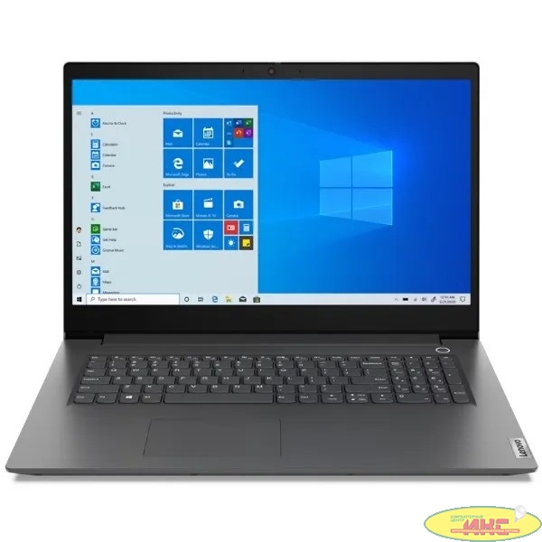Ноутбук 17.3" FHD Lenovo V17-IIL grey (Core i5 1035G1/4Gb/256Gb SSD/noDVD/VGA int/DOS) (82GX0084RU)