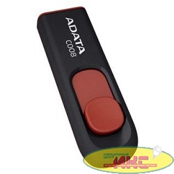 A-DATA Flash Drive 32Gb С008 AC008-32G-RKD {USB2.0, Black-Red}