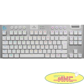 920-010117 Logitech Клавиатура G915 TKL WHITE {механическая, белый, беспроводная/проводная, RGB LIGHTSYNC, USB, Bluetooth, радиоканал}