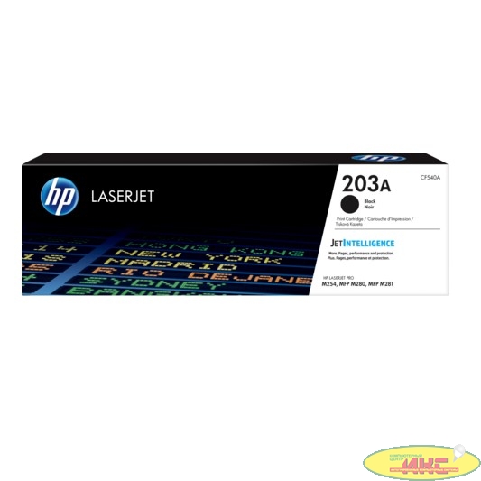 HP CF540A Картридж 203A Black {CLJ Pro MFP M254/280/281} (1400 стр)