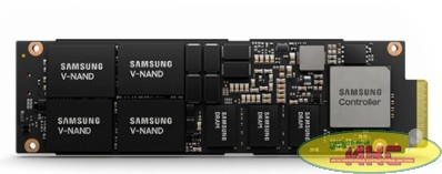 Твердотельный накопитель Samsung Enterprise SSD, 2.5"(SFF/U.2), PM9A3, 960GB, NVMe/PCIE 3.1 x4, R3200/W1100Mb/s, IOPS(R4K) 400K/40K, MTBF 2M, 1.3 DWPD, OEM, 3 years, ( analog MZQLB960HAJR-00007)