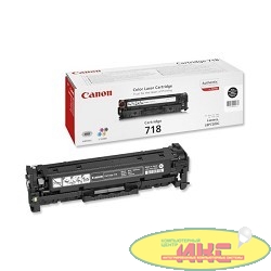 Canon Cartridge 718Bk 2P 2662B005 Картридж для Canon LBP7200Cdn/MF8330Cdn/MF8350Cdn, Черный, 2*3400 стр (2 шт.)