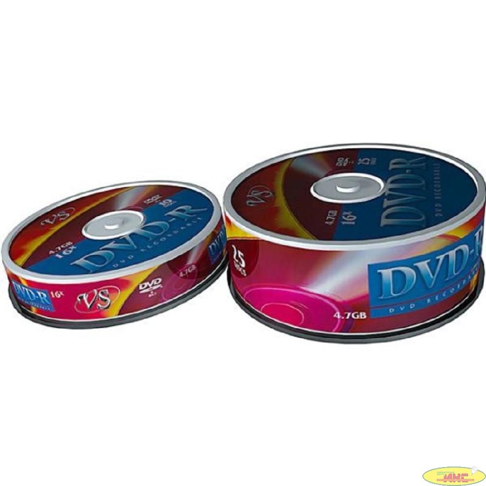 Диски VS DVD-R 4,7 GB 16x Shrink/25 (620335)