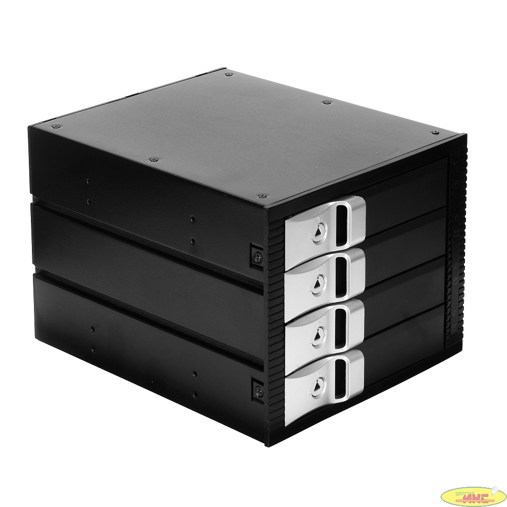 EXEGATE EX264645RUS Корзина для HDD Exegate HS435-01 (универсальная, на 4*3,5" SATA/SAS HDD, занимает 3*5,25" отсека)