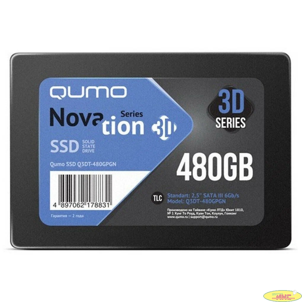 QUMO SSD 480GB QM Novation Q3DT-480GPGN {SATA3.0}