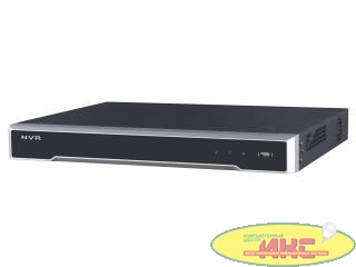 HIKVISION DS-7608NI-K2 8-ми канальный IP-видеорегистратор Видеовход: 8 каналов; аудиовход: двустороннее аудио 1 канал RCA; видеовыход: 1 VGA до 1080Р, 1 HDMI до 4К; аудиовыход: 1 канал RCA