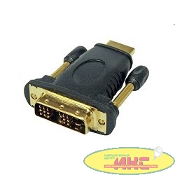 Gembird Переходник HDMI-DVI  19M/19M(папа-папа), золотые разъемы  [A-HDMI-DVI-1]