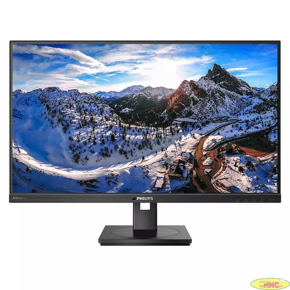 МОНИТОР 27" PHILIPS 279P1/00 Black с поворотом экрана (4K, IPS, 3840x2160, 4 ms, 178°/178°, 350 cd/m, 50M:1, +2xHDMI 2.0