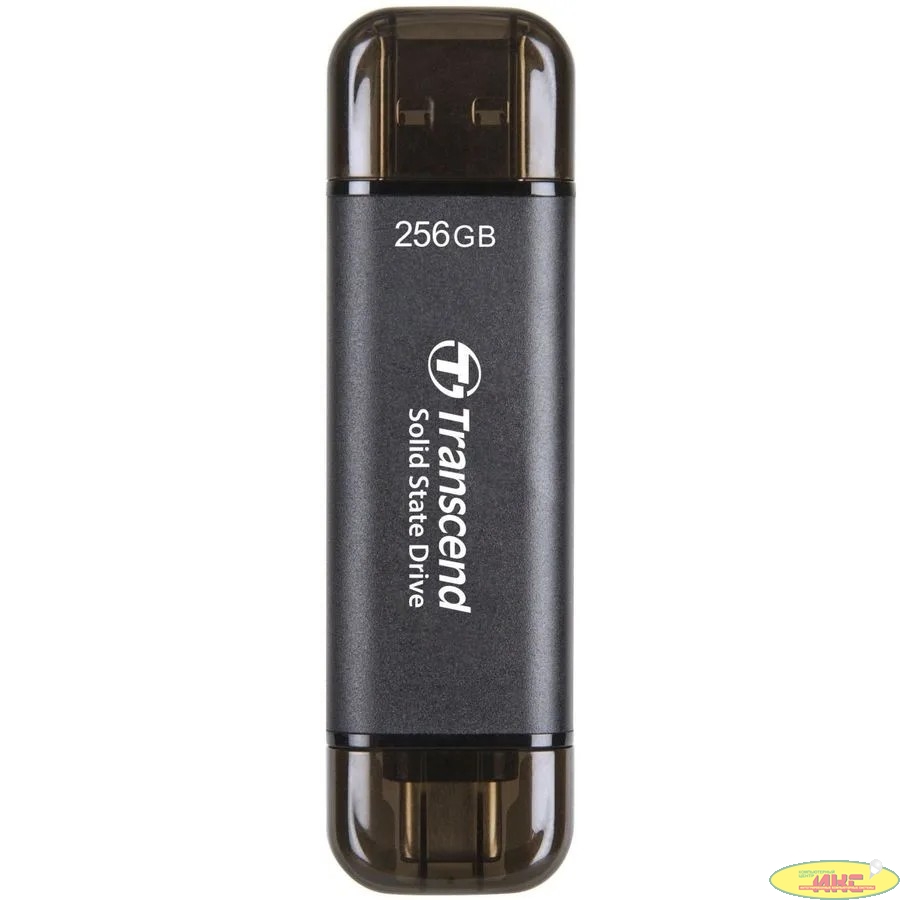 Накопитель SSD Transcend USB-C 256Gb TS256GESD310C серый USB