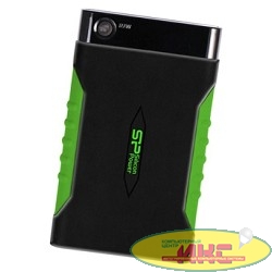 Silicon Power Portable HDD 1Tb Armor A15 SP010TBPHDA15S3K {USB3.0, 2.5", Shockproof, black-green}