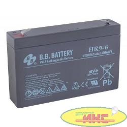 B.B. Battery Аккумулятор HR 9-6 (6V 9(8)Ah)