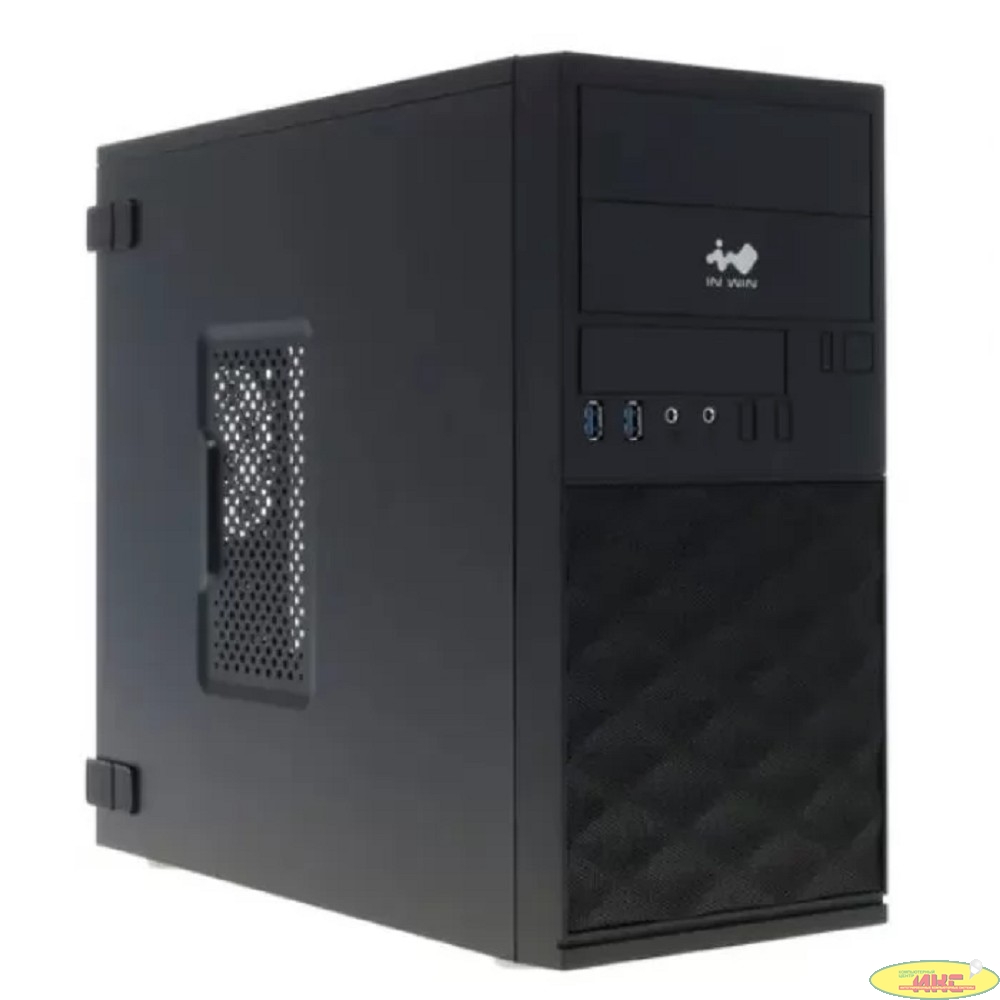 MiniTower INWIN EFS052BL  PM-600ATX   U3*2 +A(HD)+ front fan holder+ Screwless [6195504]